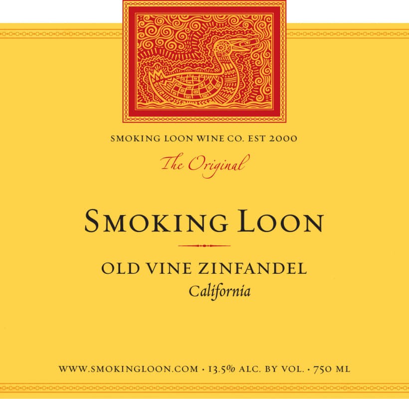 Smoking Loon Old Vine Zinfandel 2009 Front Label