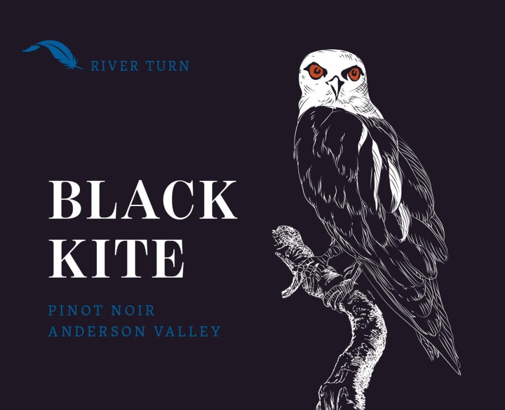 Black Kite River Turn Pinot Noir 2013 Front Label