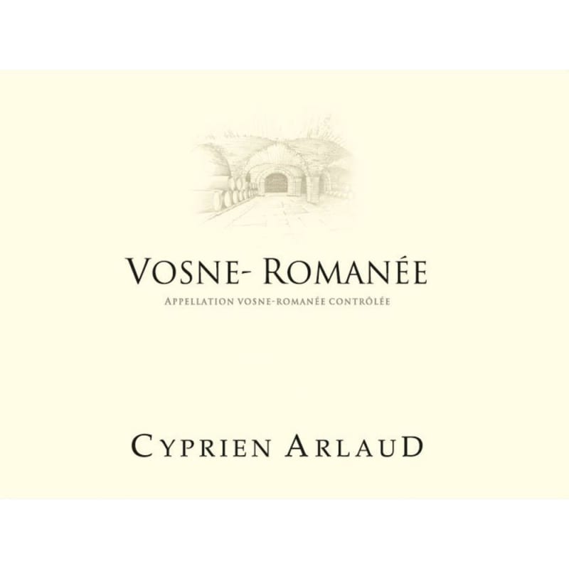 Cyprien Arlaud Vosne-Romanee 2015 Front Label