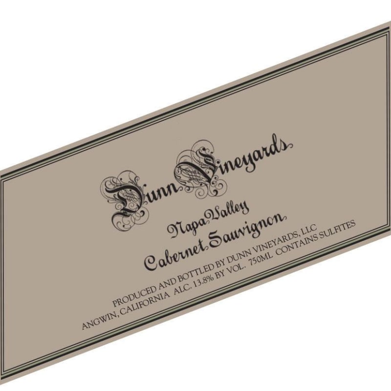 Dunn Napa Valley Cabernet Sauvignon (1.5 Liter Magnum) 1997 Front Label
