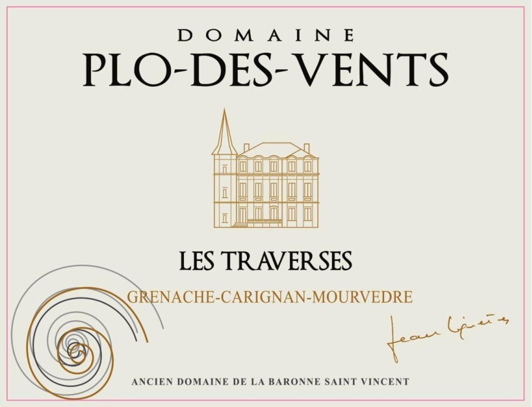 Les Domaines Auriol Corbieres Domaine Plo-des-Vents Les Traverses 2013 Front Label