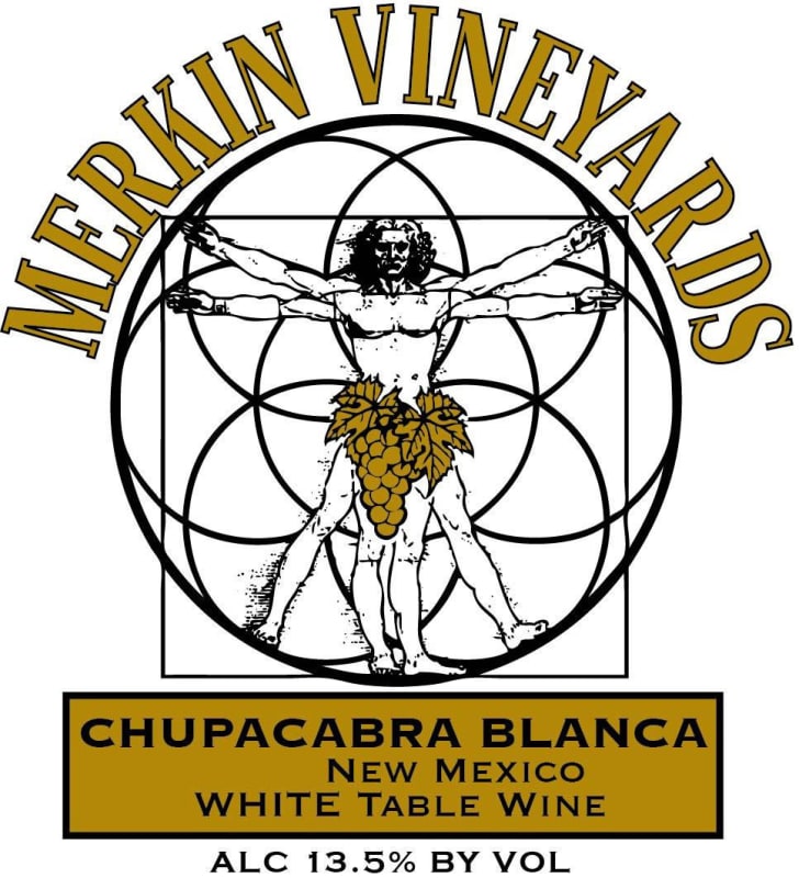Caduceus Merkin Vineyards Chupacabra Blanca 2013 Front Label