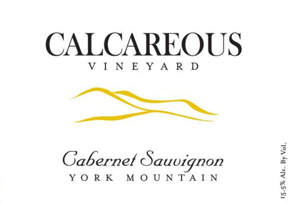 Calcareous Vineyard Cabernet Sauvignon 2012 Front Label