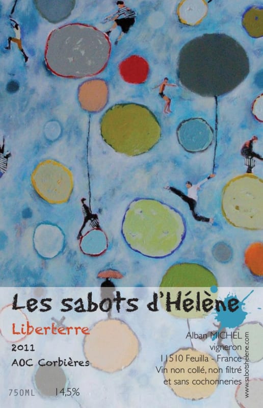 Les Sabots d'Helene Corbieres Liberterre 2011 Front Label