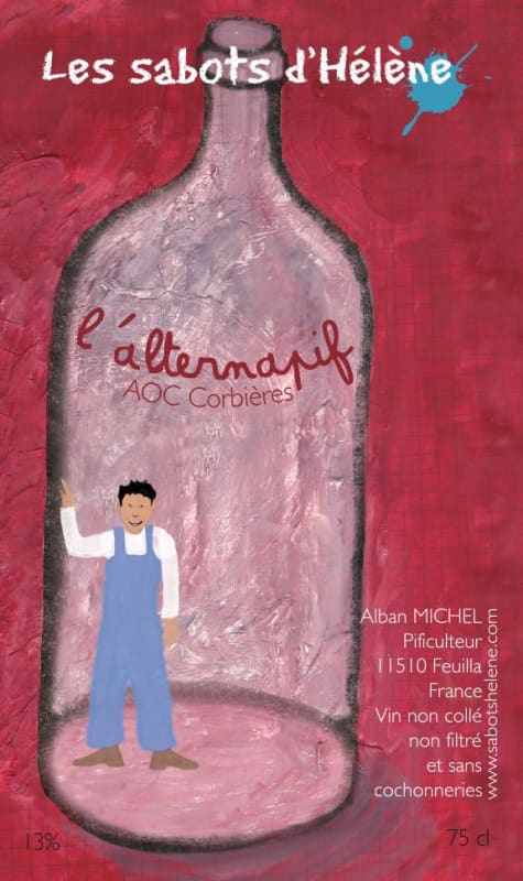 Les Sabots d'Helene Corbieres Alternapif 2013 Front Label