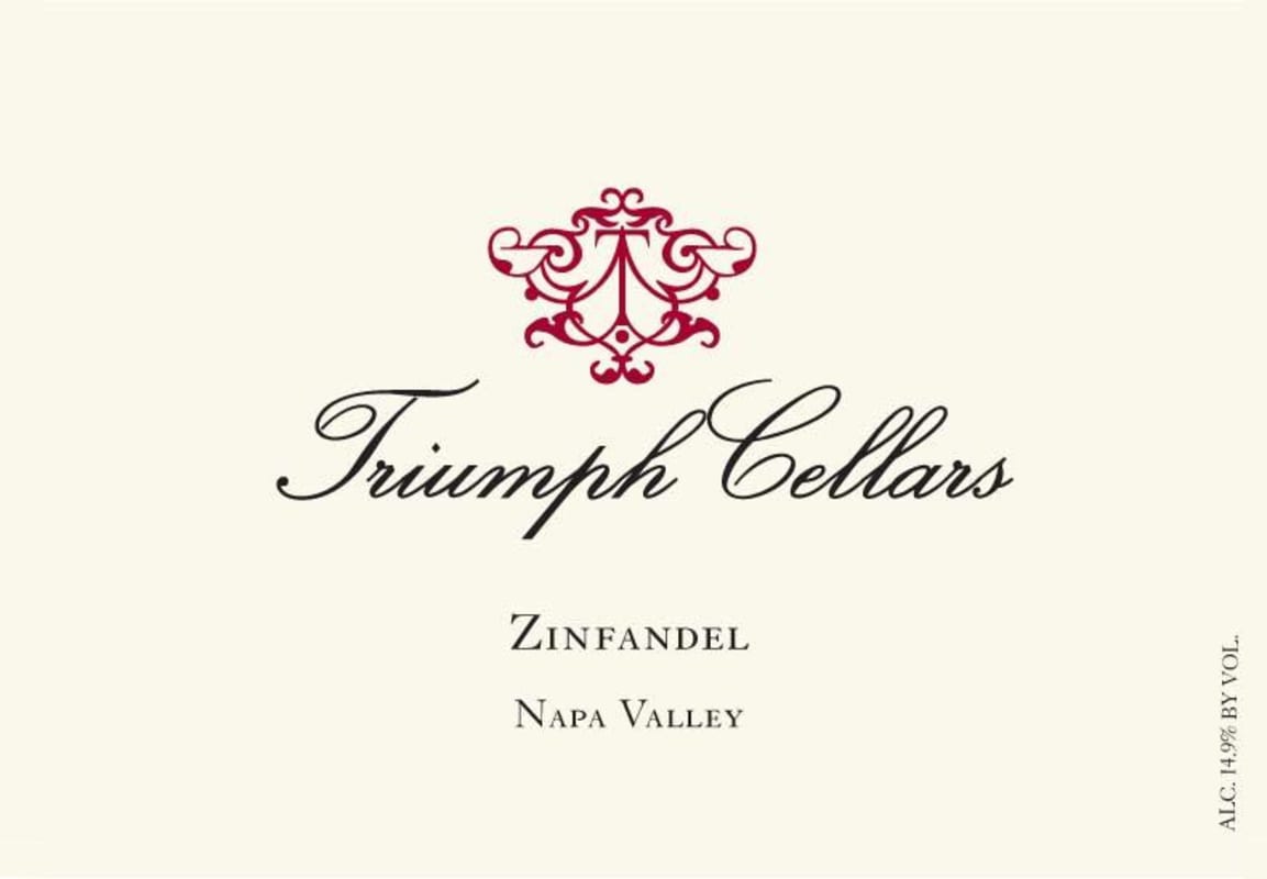 Calistoga Cellars 'Triumph Cellars' Zinfandel 2013 Front Label