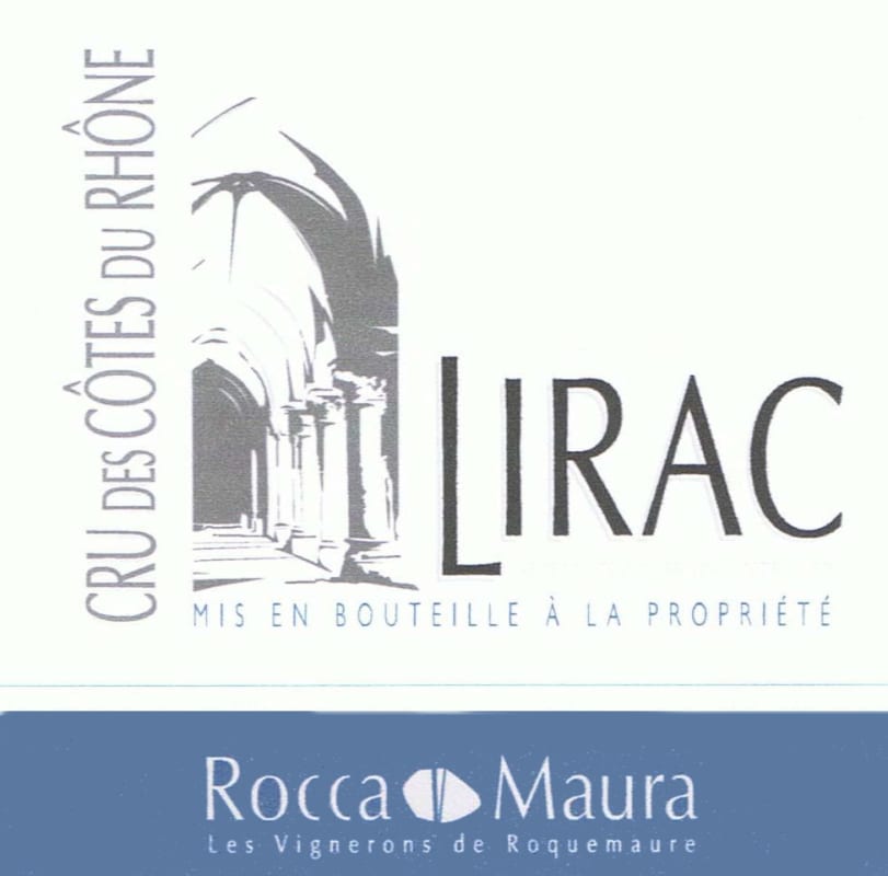 Les Vignerons de Roquemaure Lirac Rocca Maura 2013 Front Label