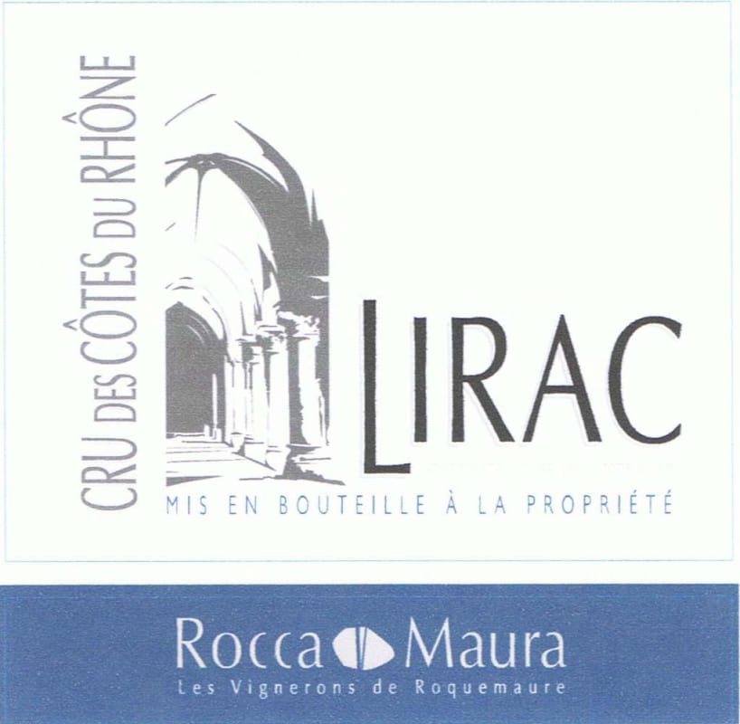 Les Vignerons de Roquemaure Lirac Blanc 2014 Front Label