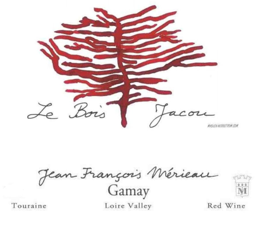 Les Vignobles des Bois Vaudons Gamay de Touraine Le Bois Jacou 2012 Front Label