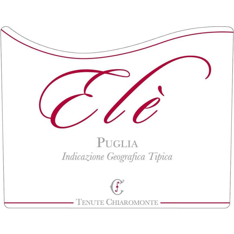 Chiaromonte Ele Primitivo 2014 Front Label