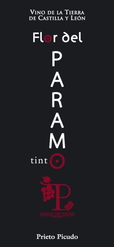 Leyenda Del Paramo Flor del Paramo Prieto Picudo Vino de la Tierra Tinto 2009 Front Label