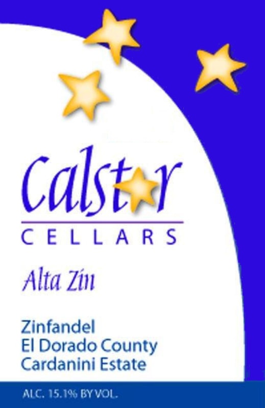 Calstar Cellars Alta Zin Zinfandel 2014 Front Label