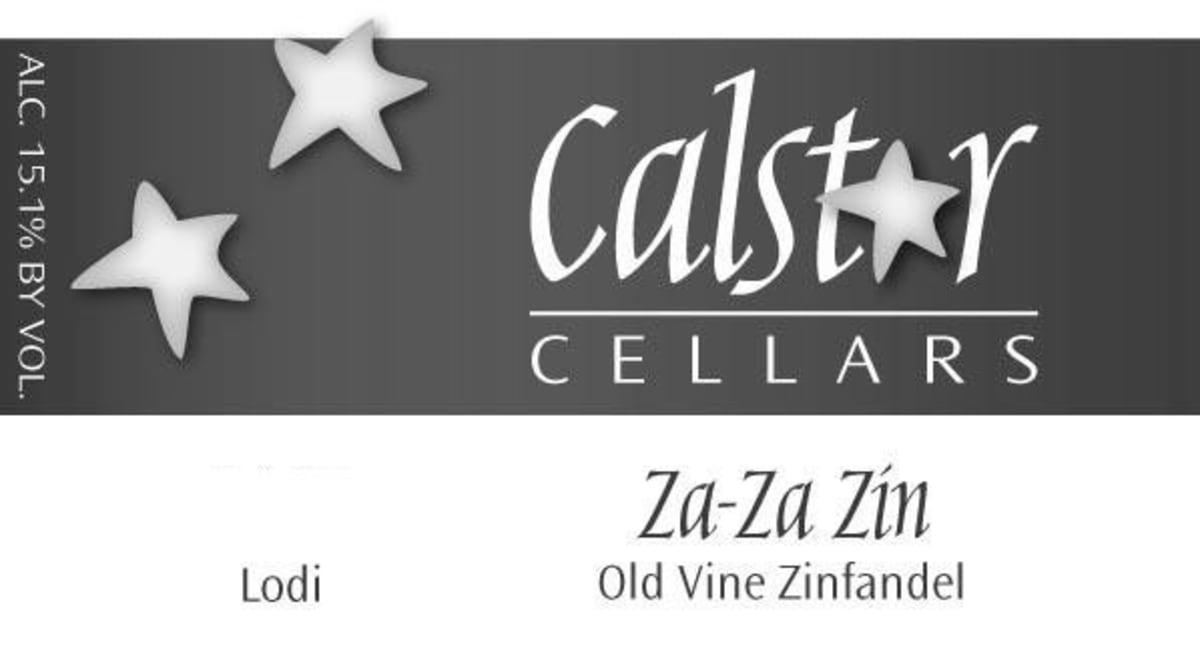 Calstar Cellars ZaZa Zin Old Vine Zinfandel 2009 Front Label