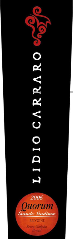Lidio Carraro Grande Vindima Quorum 2006 Front Label