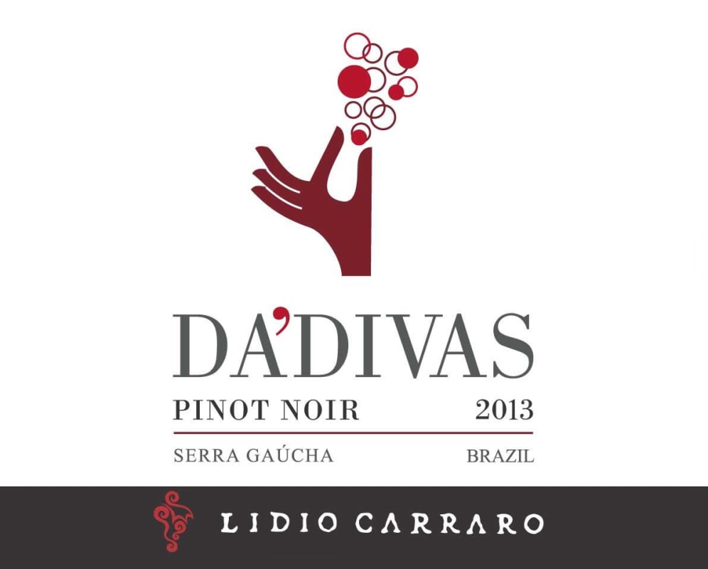 Lidio Carraro Dadivas Pinot Noir 2013 Front Label
