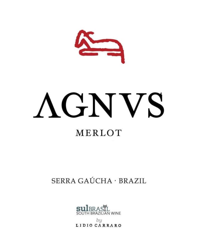 Lidio Carraro Agnus Merlot 2012 Front Label
