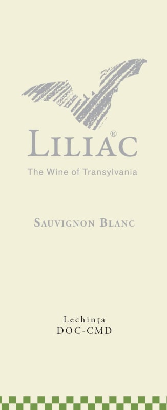 Liliac Transylvania Sauvignon Blanc 2015 Front Label