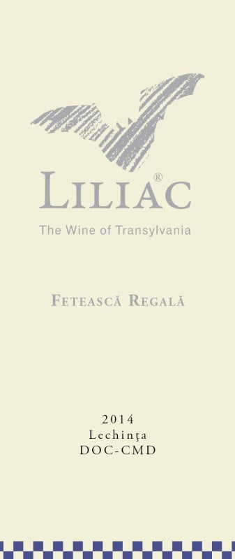 Liliac Transylvania Feteasca Regala 2014 Front Label