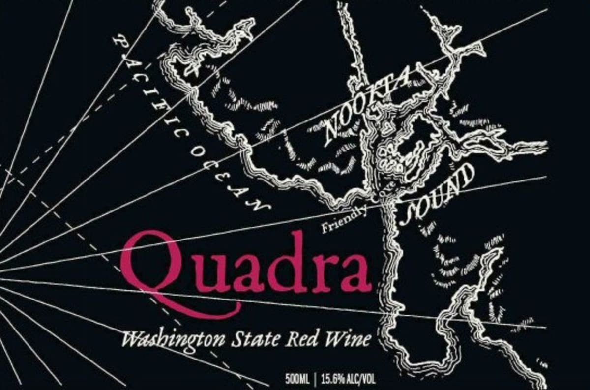 Camaraderie Cellars Quadra Front Label