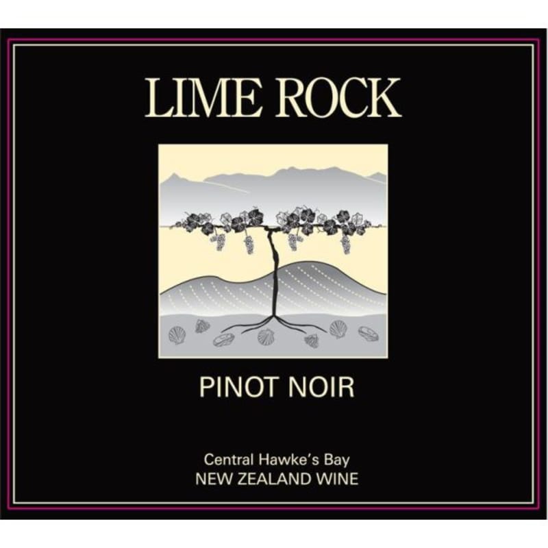 Lime Rock Wines Hawke's Bay Pinot Noir 2013 Front Label