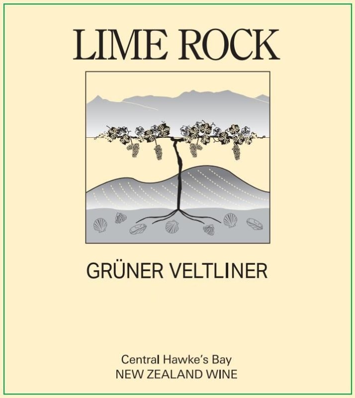 Lime Rock Wines Hawke's Bay Gruner Veltliner 2015 Front Label