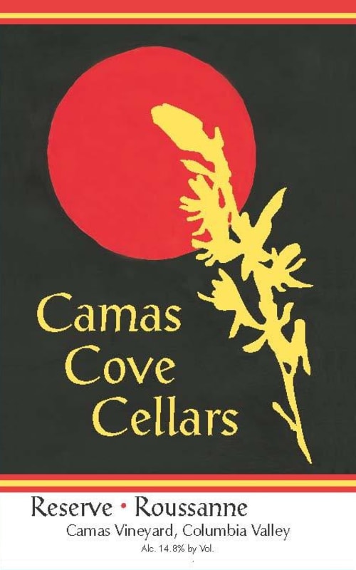 Camas Cove Cellars Reserve Roussanne 2012 Front Label