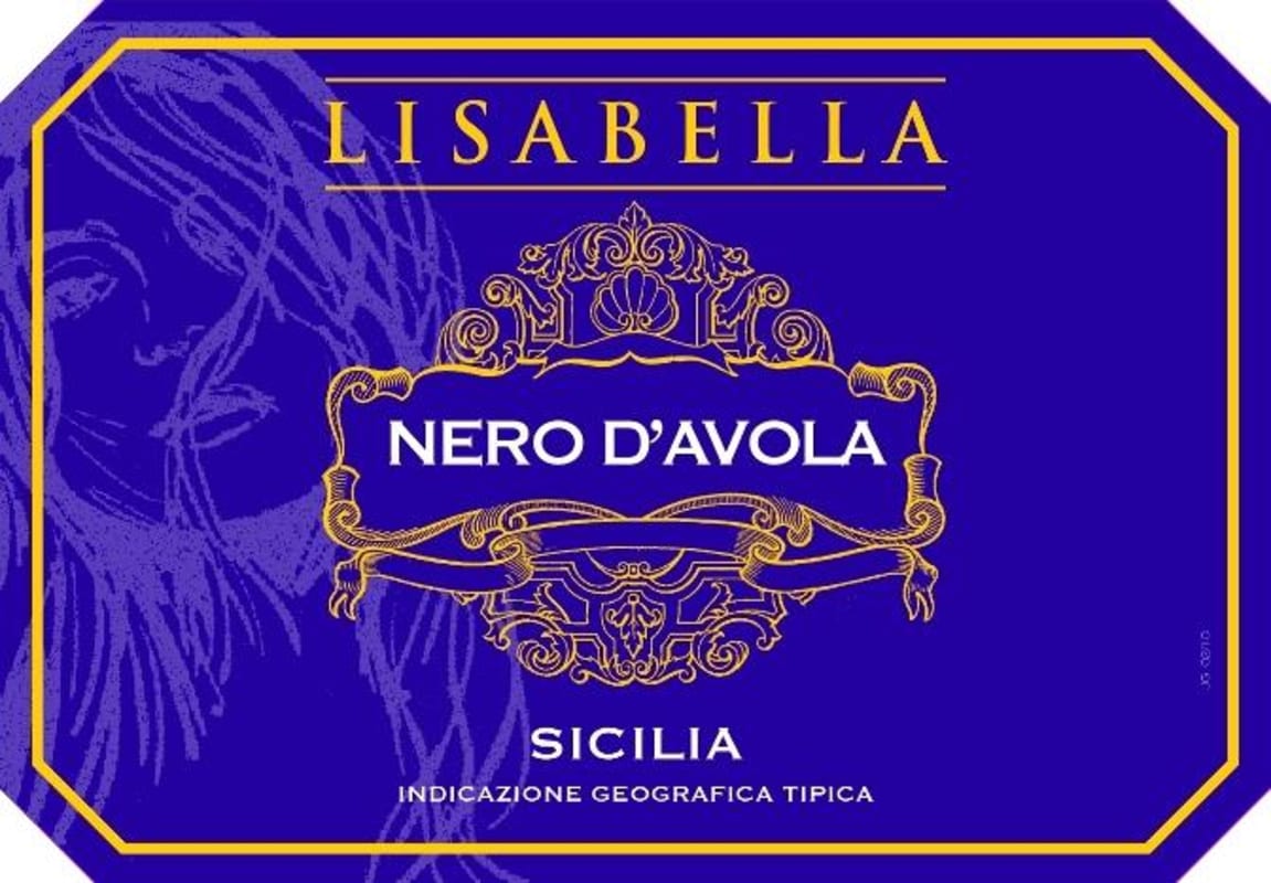 Lisabella Sicilia Nero d'Avola 2013 Front Label