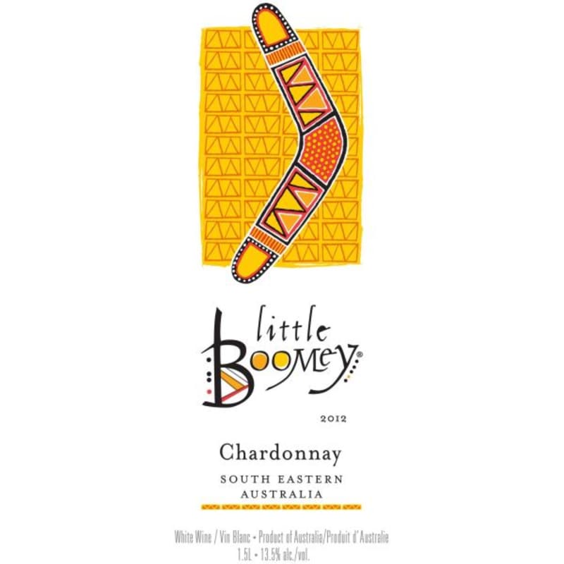 Little Boomey South Eastern Australia Chardonnay 2012 Front Label