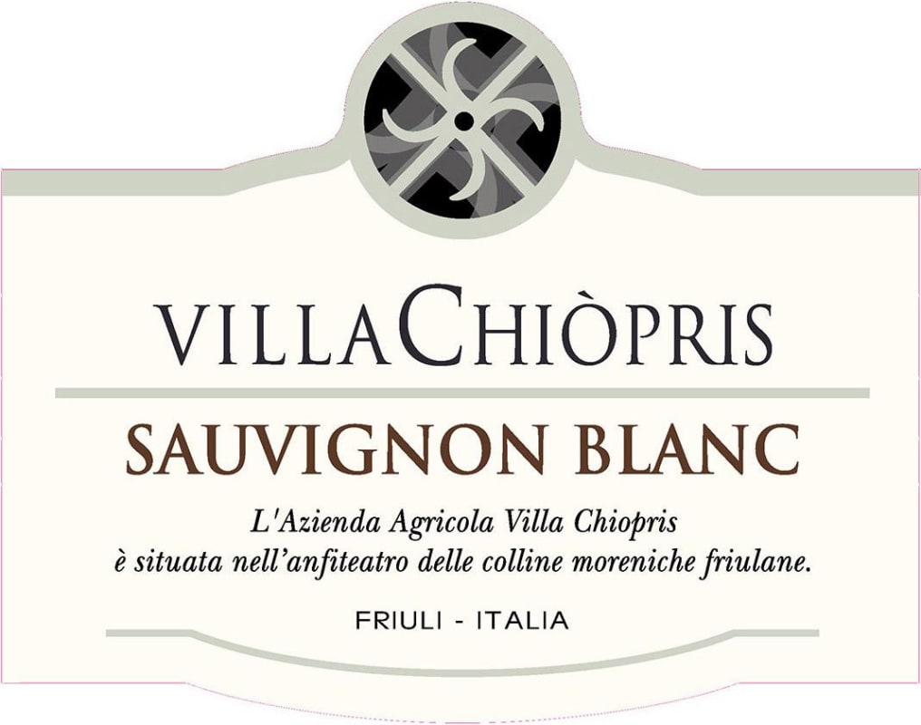 Villa Chiopris Sauvignon Blanc 2015 Front Label