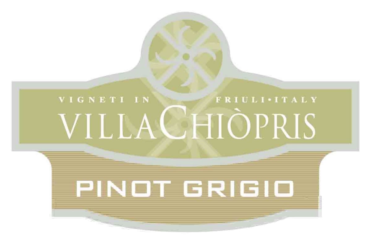 Villa Chiopris Pinot Grigio 2012 Front Label