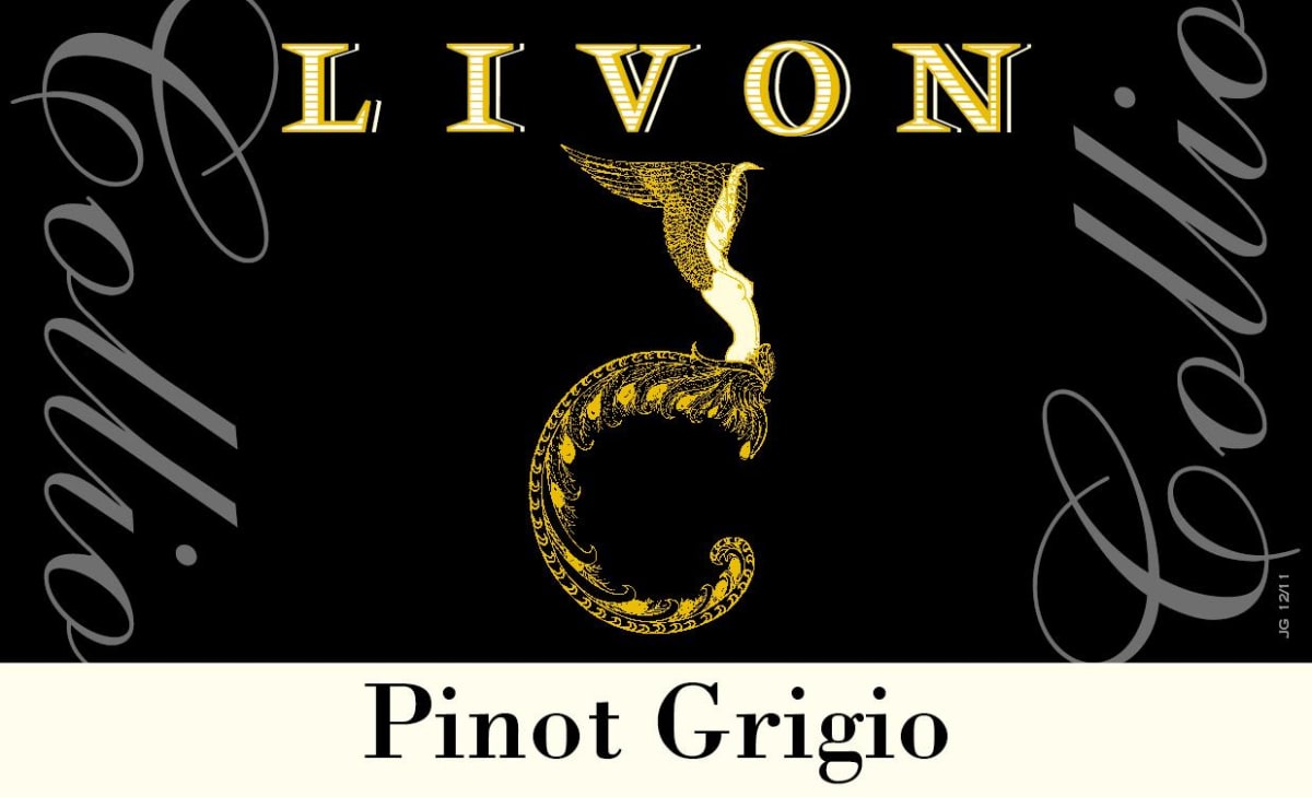 Livon Collio Pinot Grigio 2015 Front Label