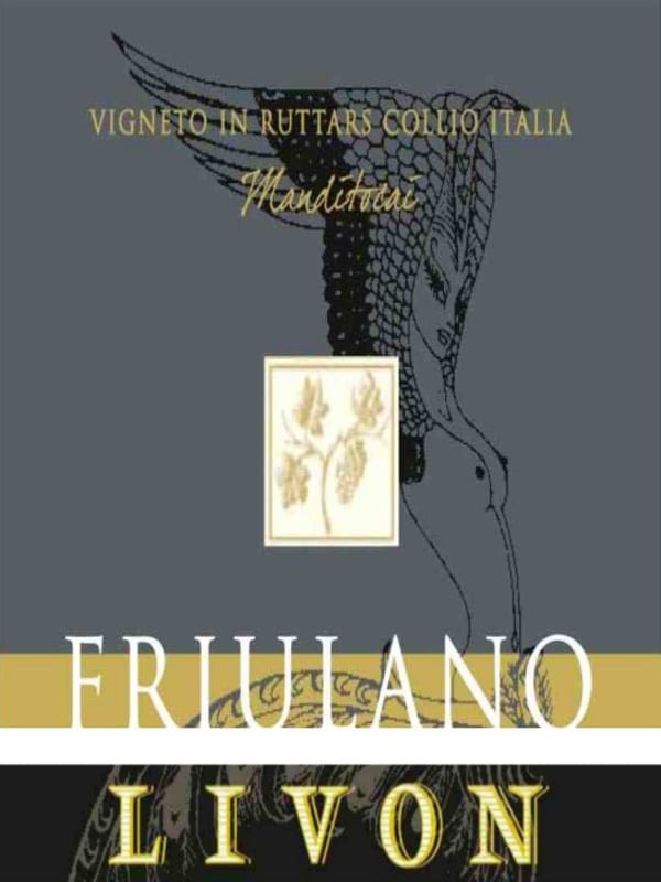 Livon Collio Manditocai Friulano 2010 Front Label