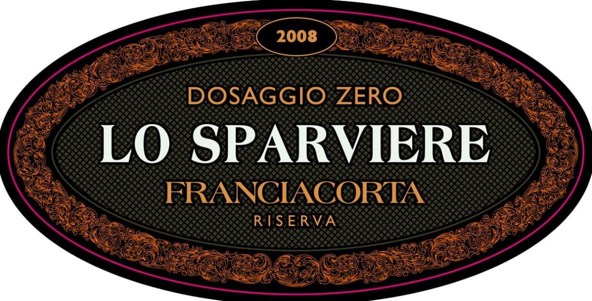 Lo Sparviere Dosaggio Zero Riserva 2008 Front Label