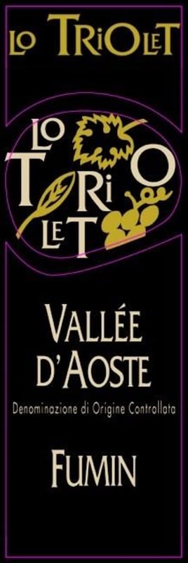 Lo Triolet Vallee d'Aoste Fumin 2013 Front Label