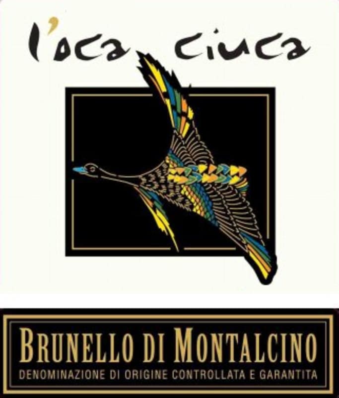 L'Oca Ciuca Brunello di Montalcino Drunken Goose 2010 Front Label