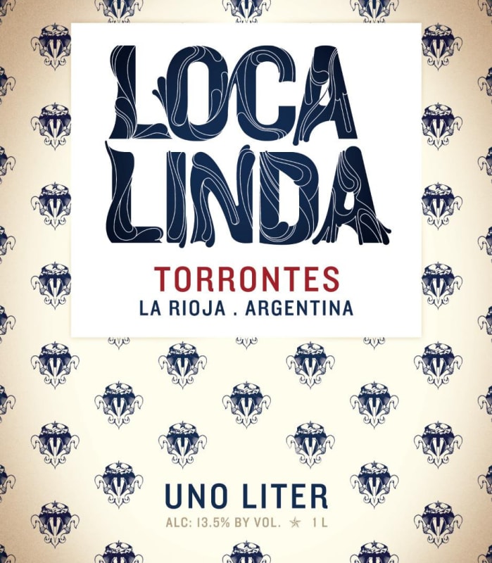 Loca Linda Torrontes 2014 Front Label