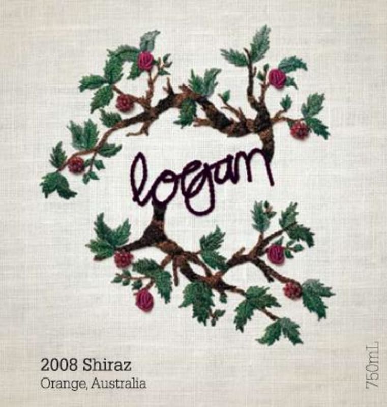 Logan Wines Shiraz 2008 Front Label