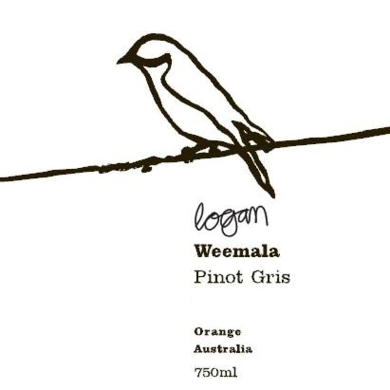 Logan Wines Weemala Pinot Gris 2015 Front Label