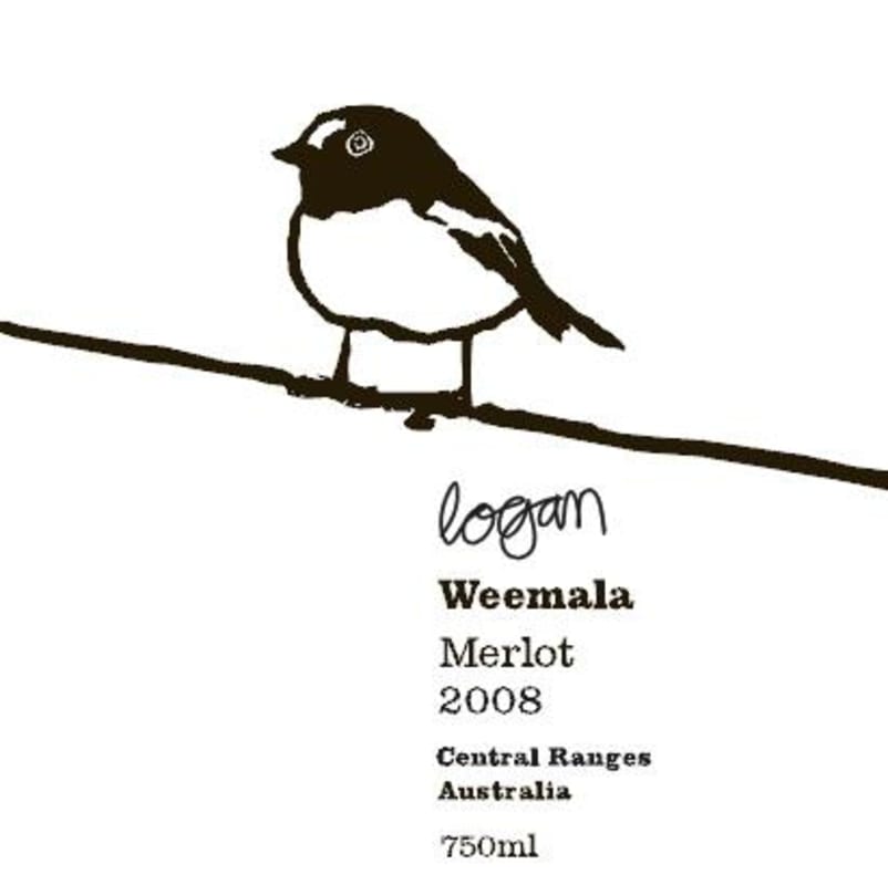 Logan Wines Weemala Merlot 2008 Front Label