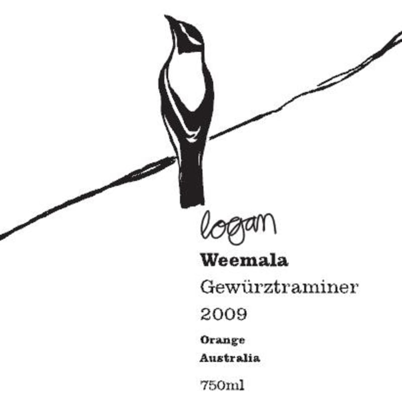 Logan Wines Weemala Gewurztraminer 2009 Front Label