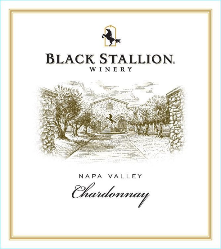 Black Stallion Winery Napa Valley Chardonnay 2012 Front Label