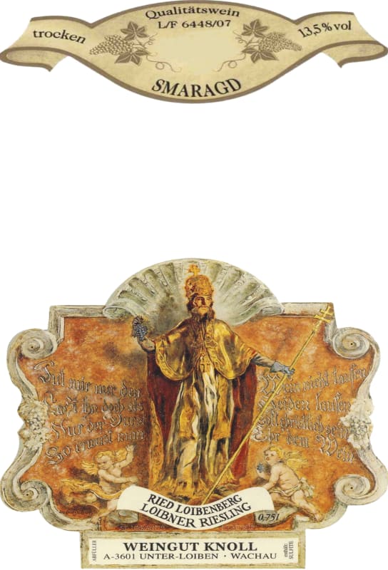 Loibnerhof Loibner Smaragd Riesling 2010 Front Label