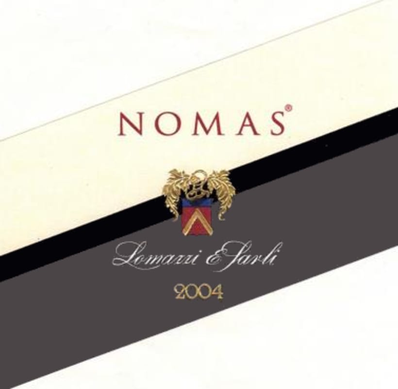 Lomazzi & Sarli Puglia Nomas 2004 Front Label