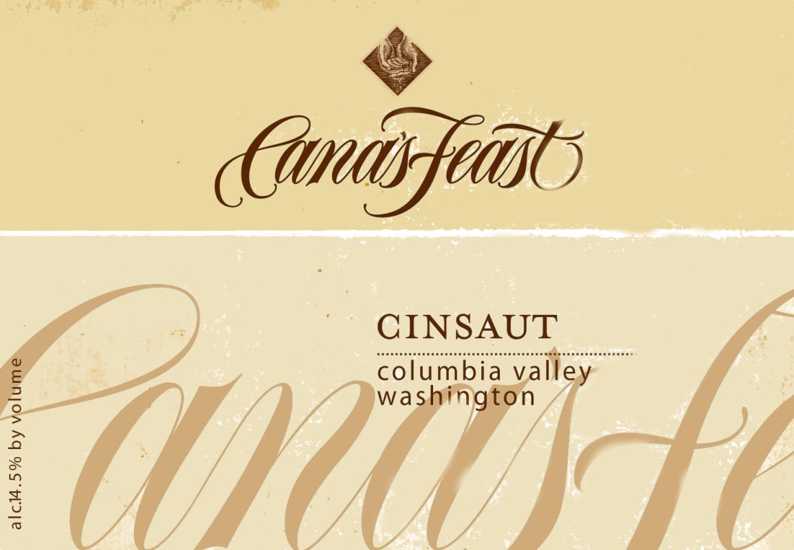 Cana's Feast Winery Cinsaut 2014 Front Label