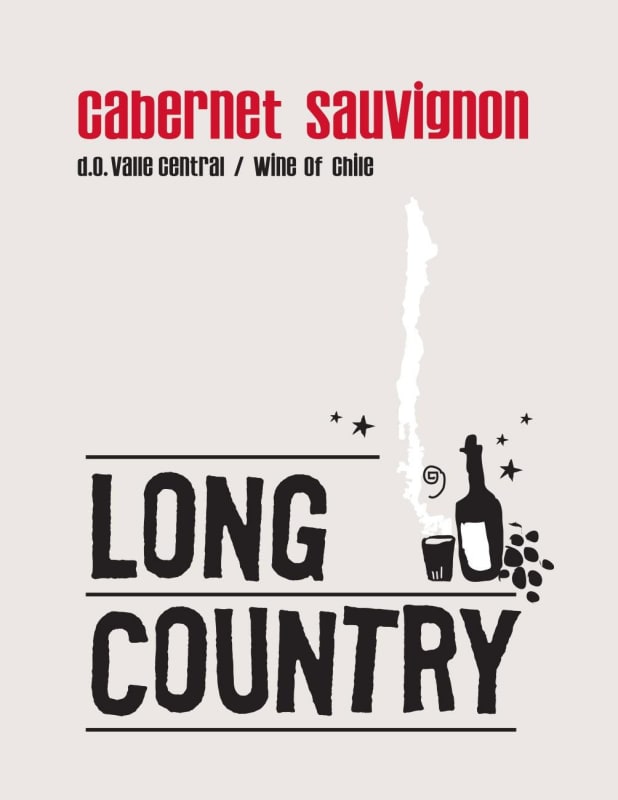 Long Country Chile Cabernet Sauvignon 2014 Front Label