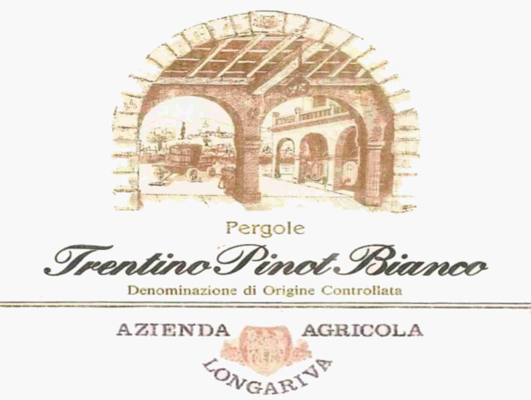 Longariva Trentino Pergole Pinot Bianco 2010 Front Label