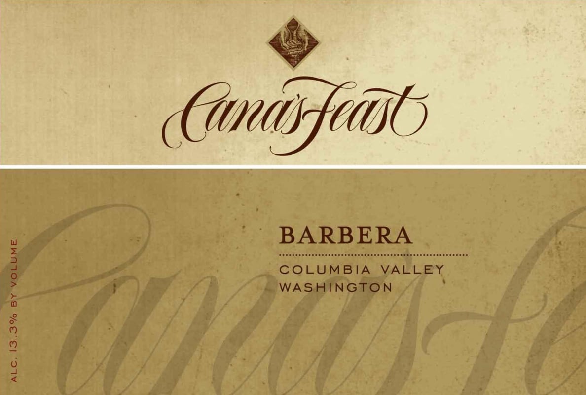 Cana's Feast Winery Barbera 2008 Front Label