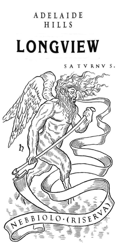 Longview Vineyard Riserva Nebbiolo 2012 Front Label