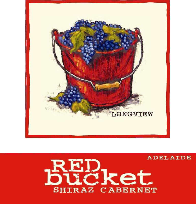 Longview Vineyard Red Bucket Shiraz Cabernet Sauvignon 2009 Front Label