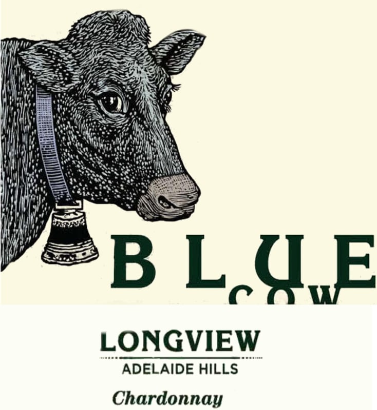 Longview Vineyard Blue Cow Chardonnay 2013 Front Label